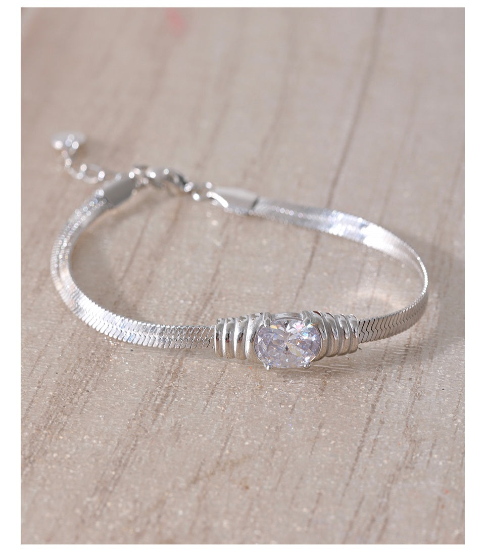 JASMINE - New Sparkly Diamond Trending Crystal Gem Bracelet - Gold Collection