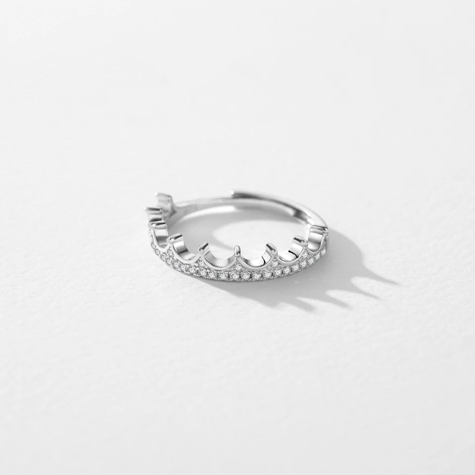 MONIQUE - Adjustable Ring - Sterling Silver 925 - Statement Marry Me Novelty Ring - Exclusive Gifts for Her