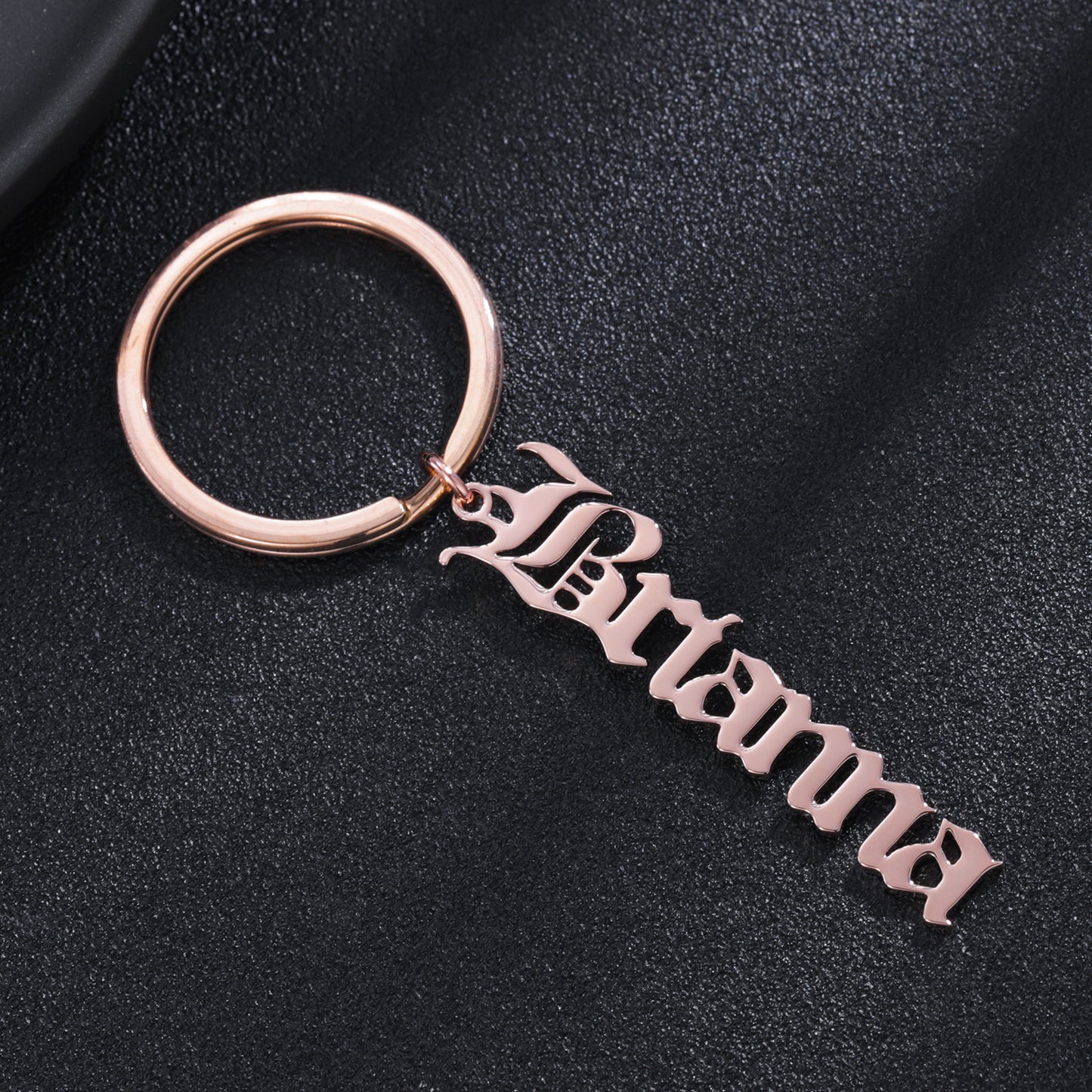 Personalised Custom Single Name Key Chain Keychain Keyring - Unisex Arabic English Gift - ANAAYA