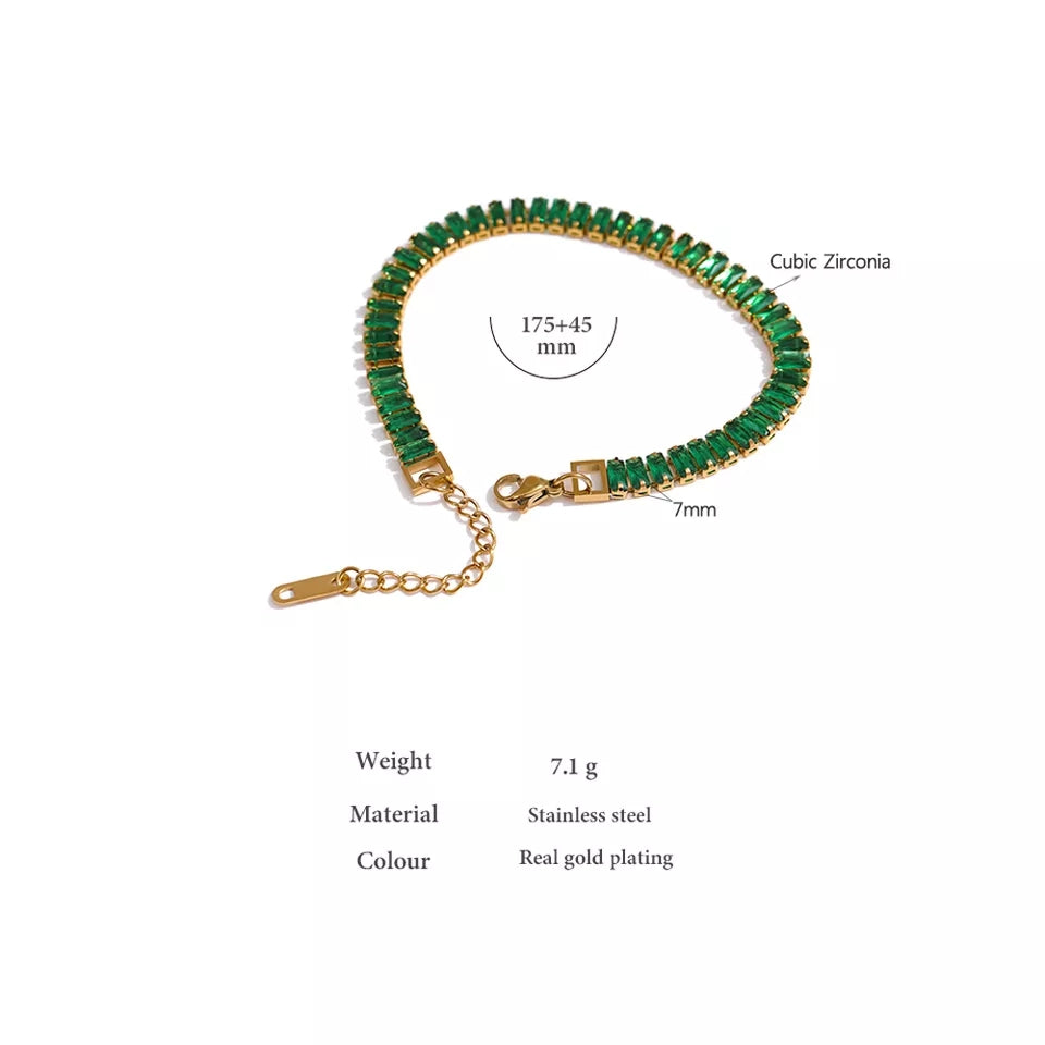 FAIROOZA - Sparkly CZ Crystal Bracelet - Eid Collection