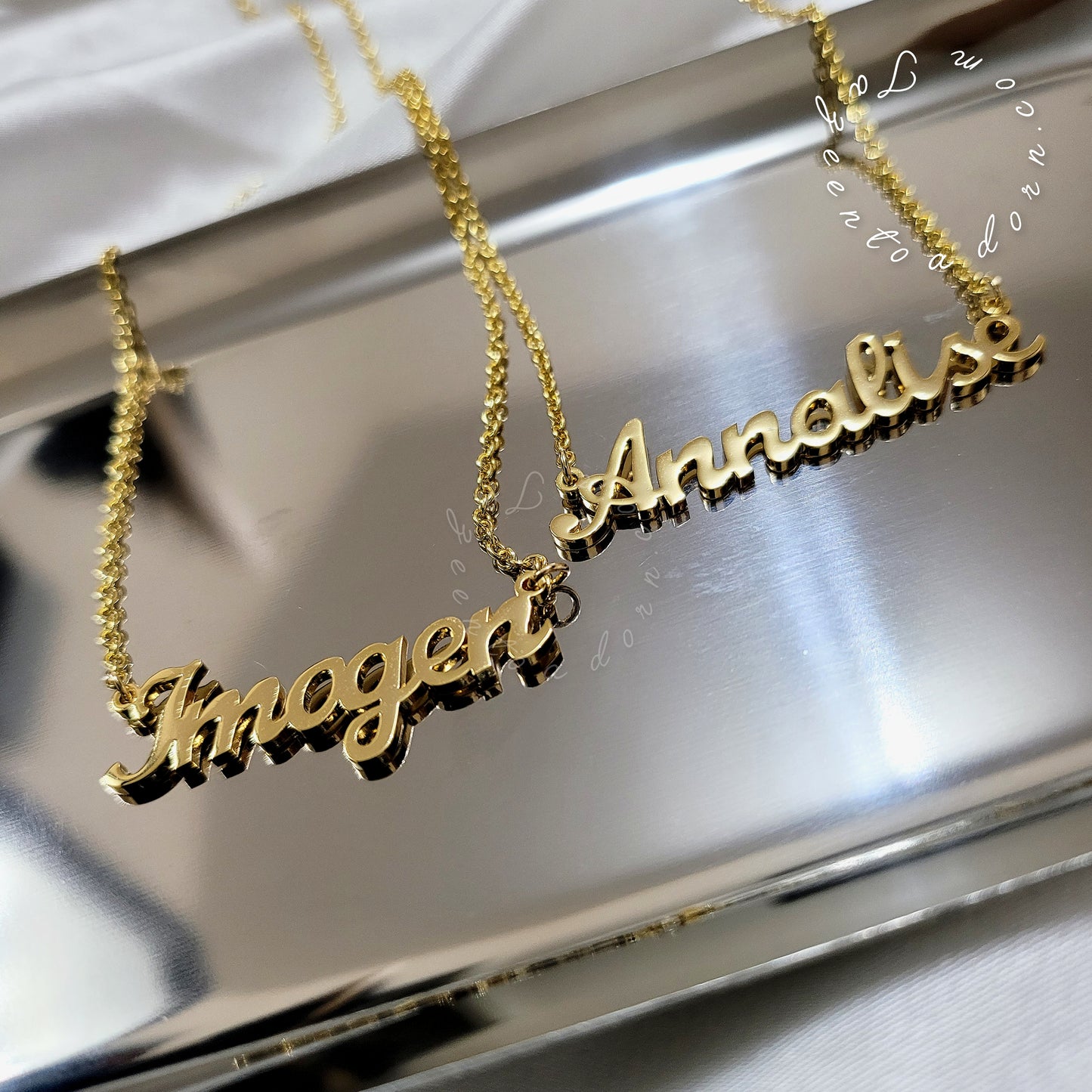 Custom Single Name Necklace - Simply Me English/ Any language personalised Jewellery Gift - ANAYA