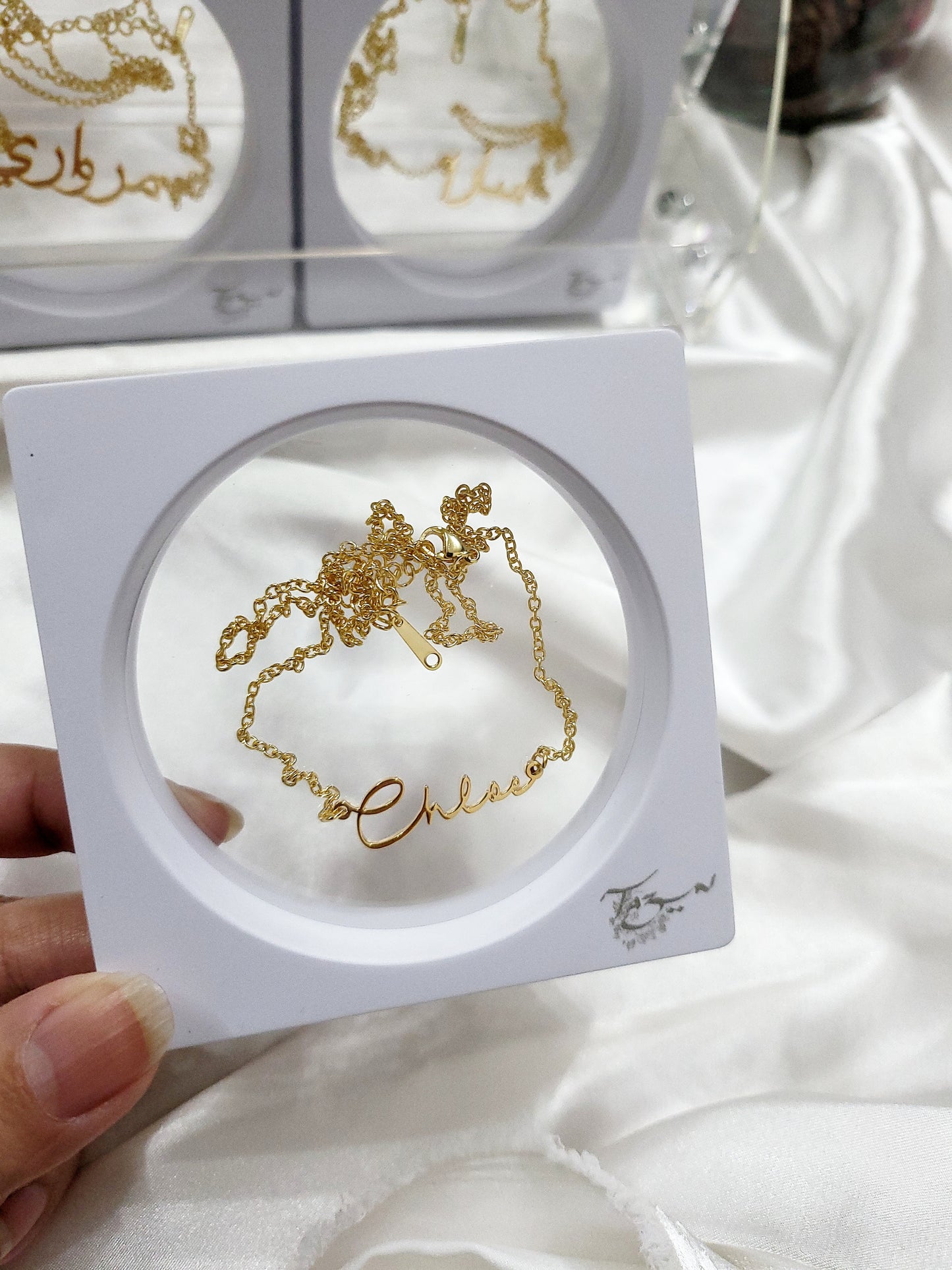 Custom Signature Style Name Necklace - Wedding/ Birthday Gift Jewellery - CHLOE
