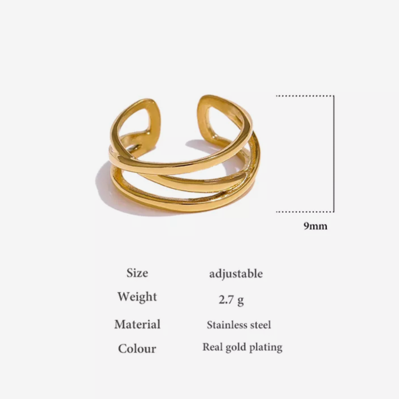 NINA - Adjustable Ring - Hajj Eid Collection