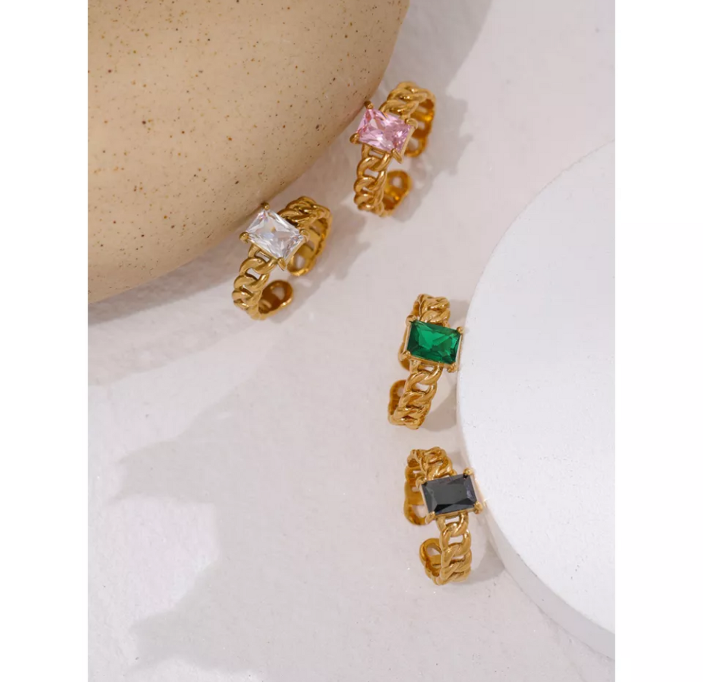 WILLOW - Large Gemstones Rings - Eid Collection - PREORDER
