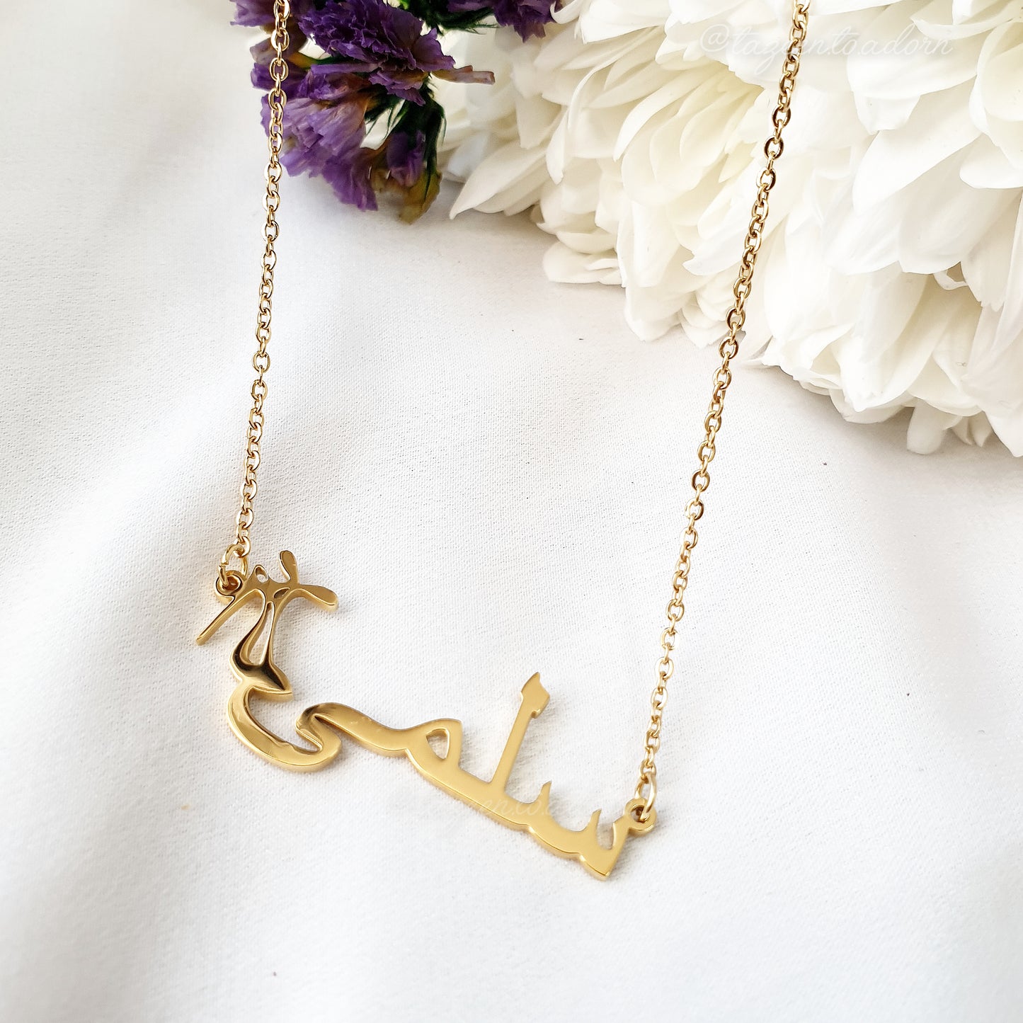 Personalised Custom Single Name Necklace - Anaya Shoe design Limited Edition Jewellery Gift Eid ♡ CINDERELLA